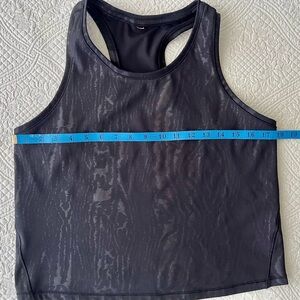 Source Unknown Charcoal Crop Top